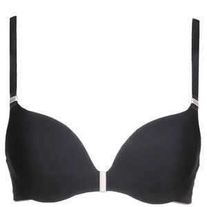 NWT Chantelle Elegant Black Lightly Padded Pushup Bra 32B (30-32B)